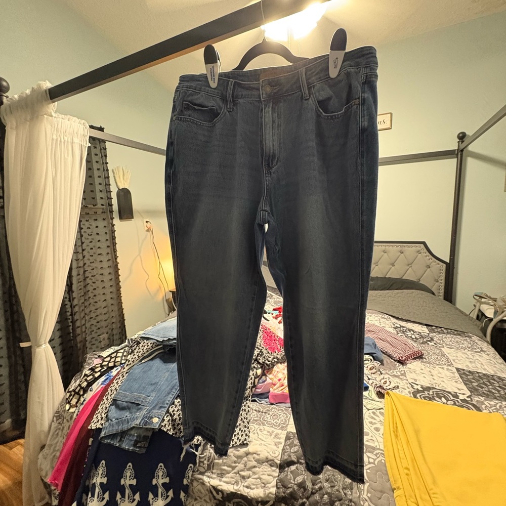 Judy Blue Dark Wash Boyfriend Jeans